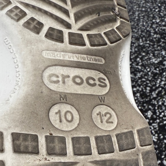 CROCS White Sz 10 men’s - Picture 6 of 10